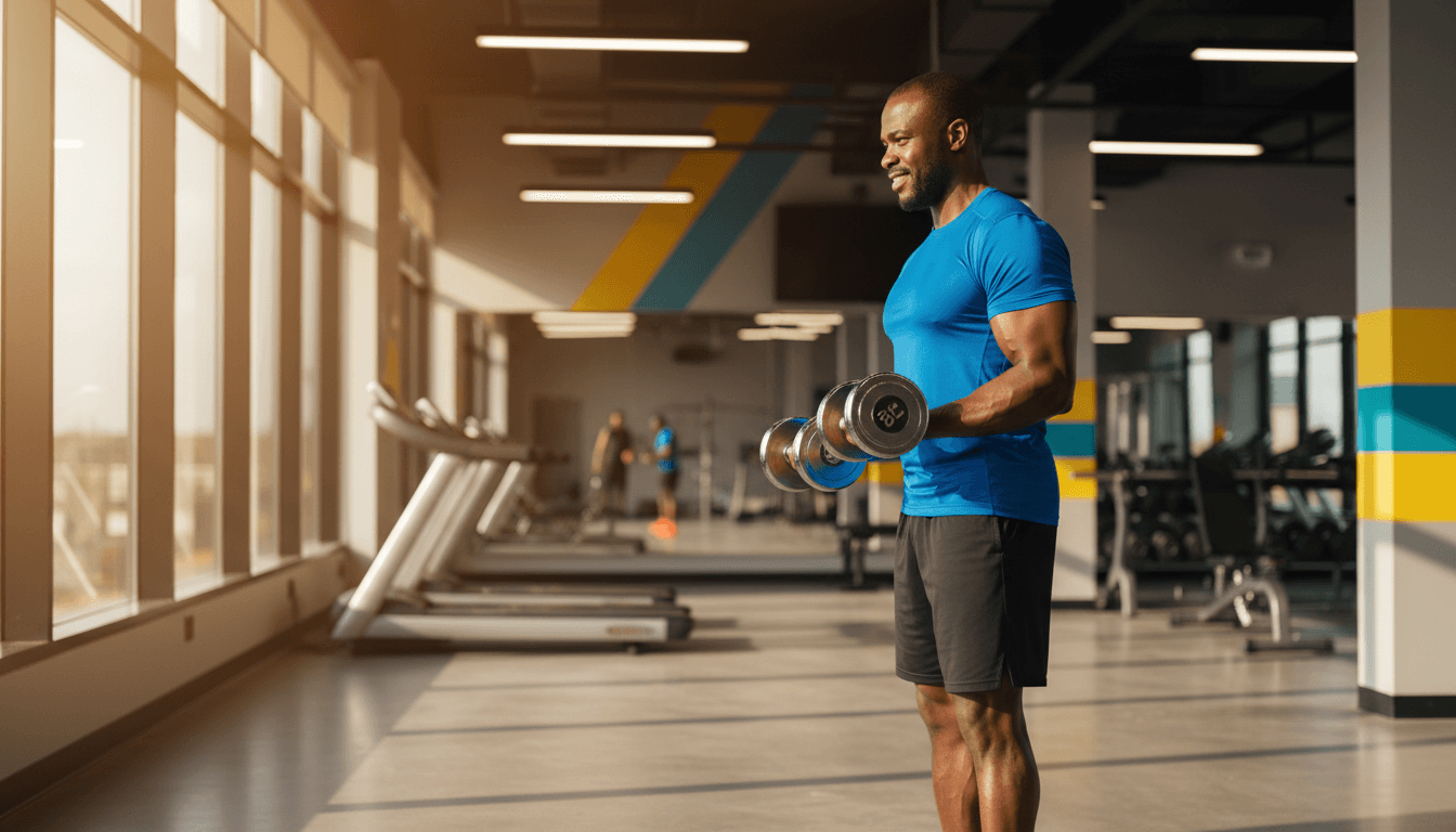 Jan coaching a client through training